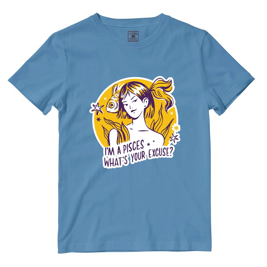 Cotton Shirt: Pisces Lady