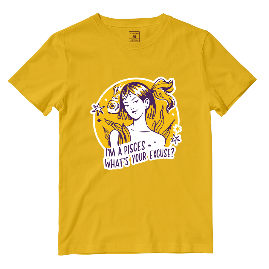 Cotton Shirt: Pisces Lady