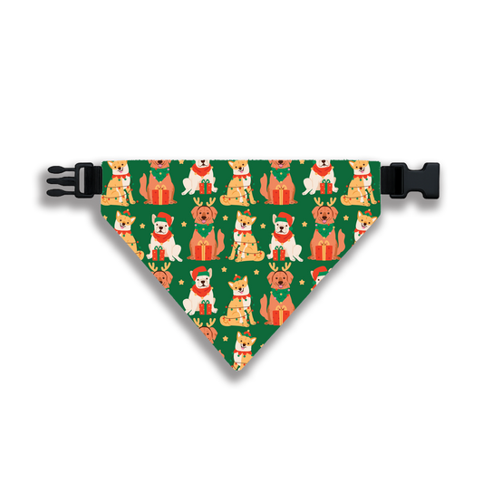 Pet Bandana: Playful Dogs