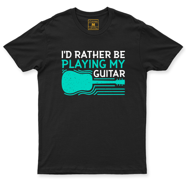 C. Spandex Shirt: Playing Guitar