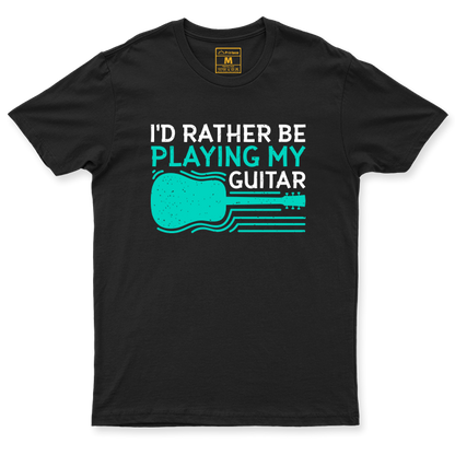 C. Spandex Shirt: Playing Guitar