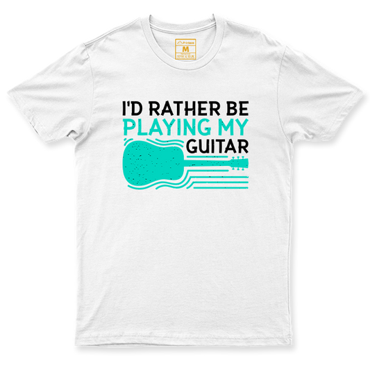 C. Spandex Shirt: Playing Guitar