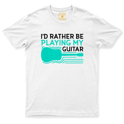 C. Spandex Shirt: Playing Guitar