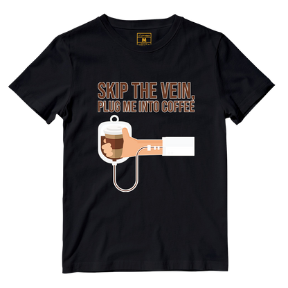Cotton Shirt: Plug Me Into Coffee