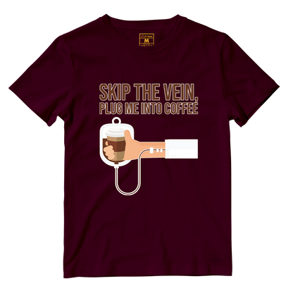 Cotton Shirt: Plug Me Into Coffee