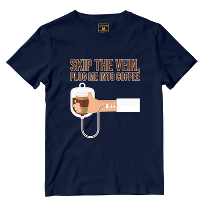 Cotton Shirt: Plug Me Into Coffee