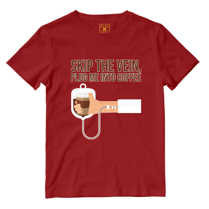 Cotton Shirt: Plug Me Into Coffee