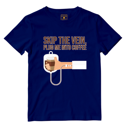 Cotton Shirt: Plug Me Into Coffee