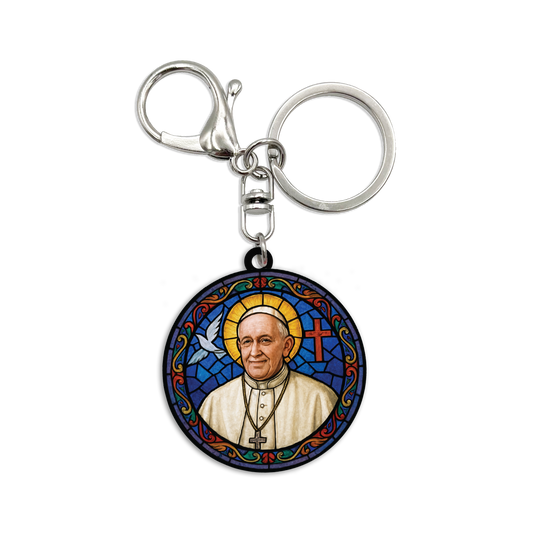 Acrylic Bag Charm: Pop Francis