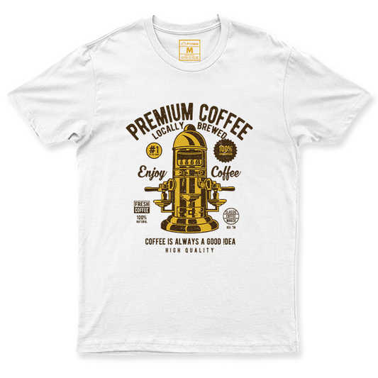 C.Spandex Shirt: Premium Coffee