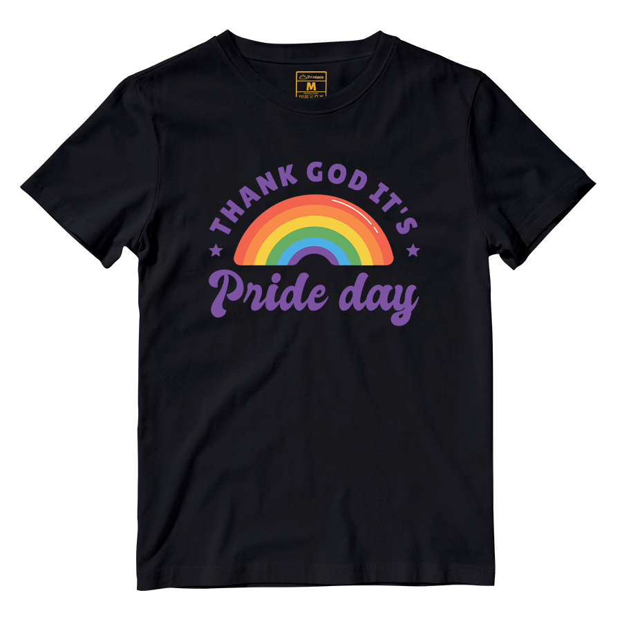 Cotton Shirt: Pride Day Rainbow