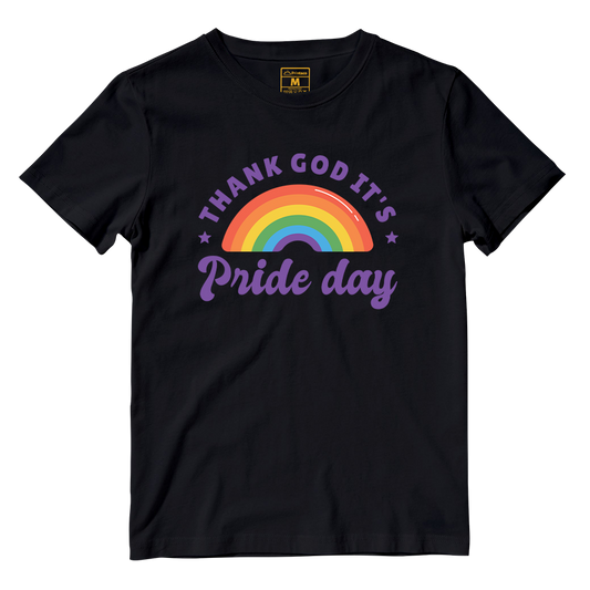 Cotton Shirt: Pride Day Rainbow