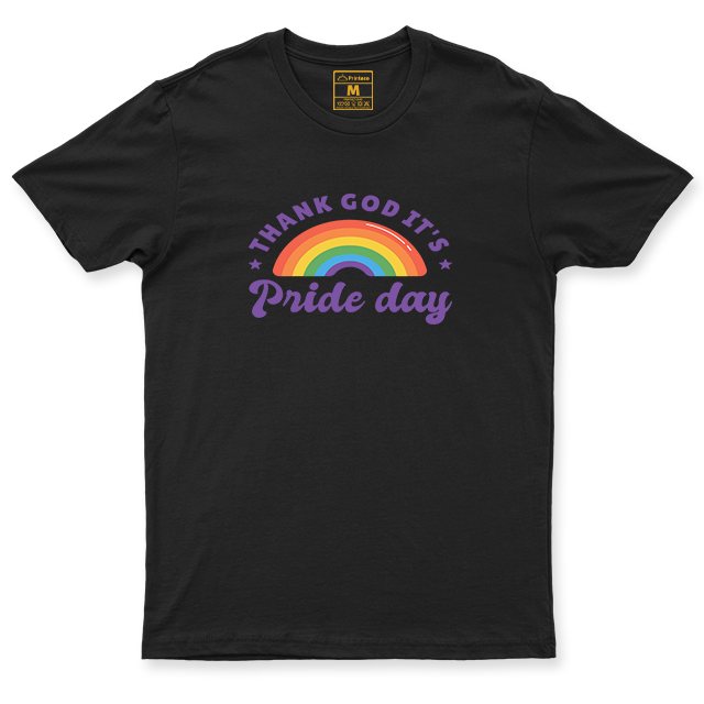 C.Spandex Shirt: Pride Day Rainbow