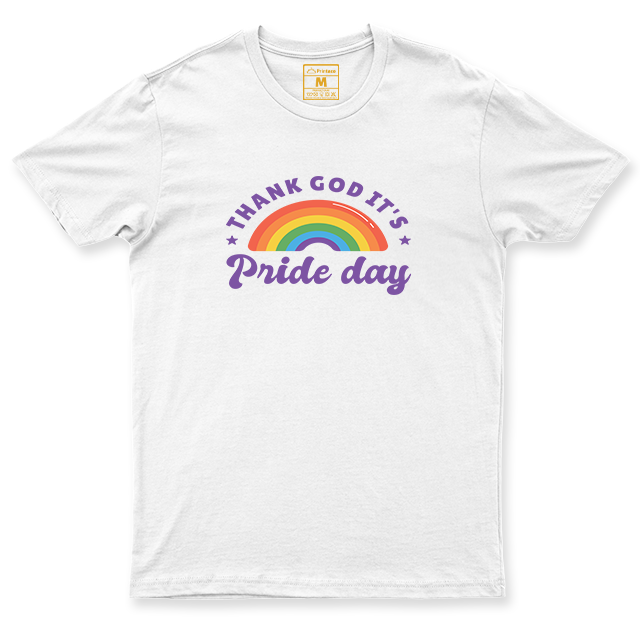 C.Spandex Shirt: Pride Day Rainbow