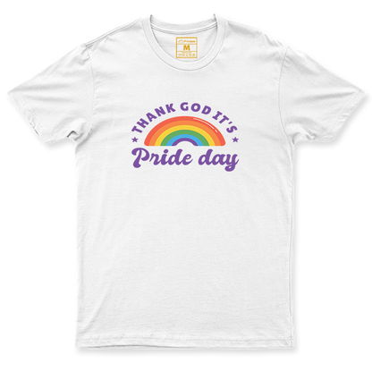 C.Spandex Shirt: Pride Day Rainbow