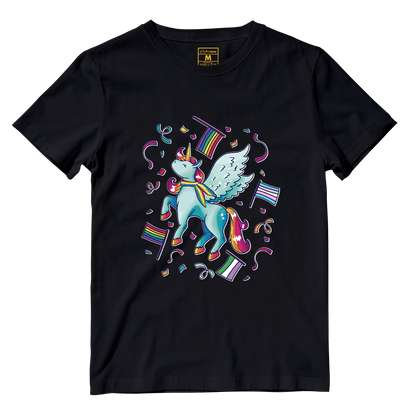 Cotton Shirt: Pride Unicorn