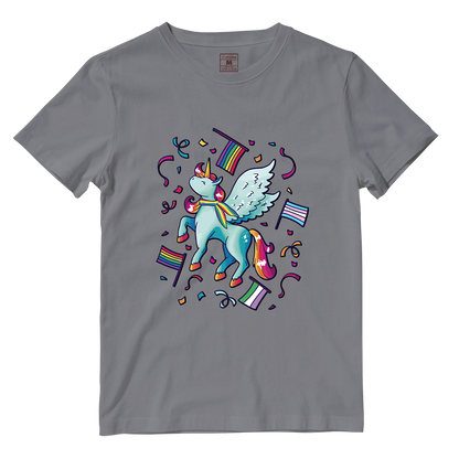 Cotton Shirt: Pride Unicorn
