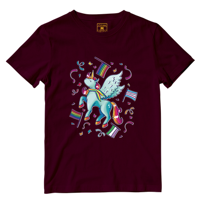 Cotton Shirt: Pride Unicorn
