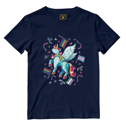 Cotton Shirt: Pride Unicorn