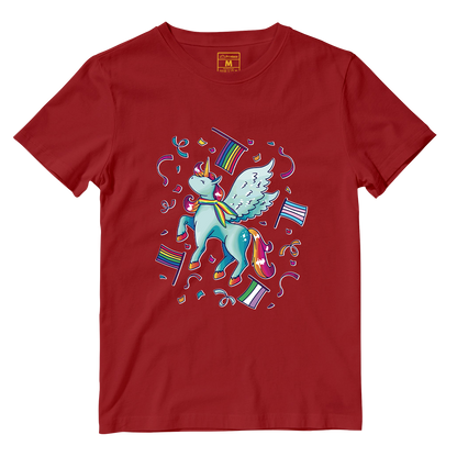Cotton Shirt: Pride Unicorn