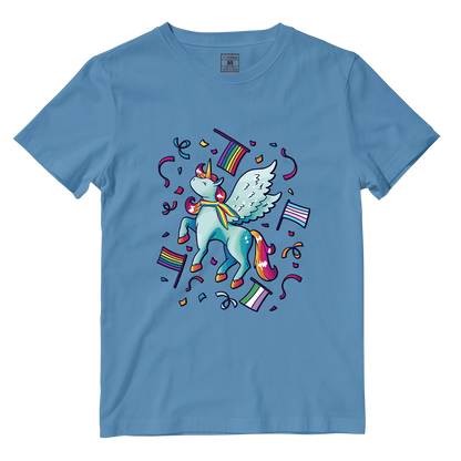 Cotton Shirt: Pride Unicorn