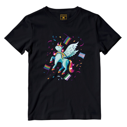 Cotton Shirt: Pride Unicorn