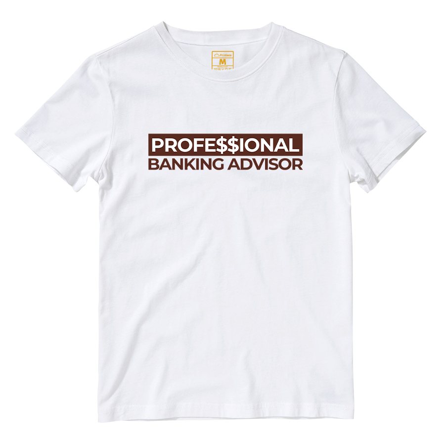 Cotton Shirt: Professional Banking Advisor Brown