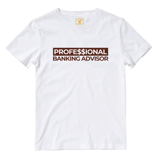 Cotton Shirt: Professional Banking Advisor Brown