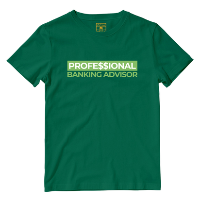 Cotton Shirt: ProfessionalBanking Advisor Green