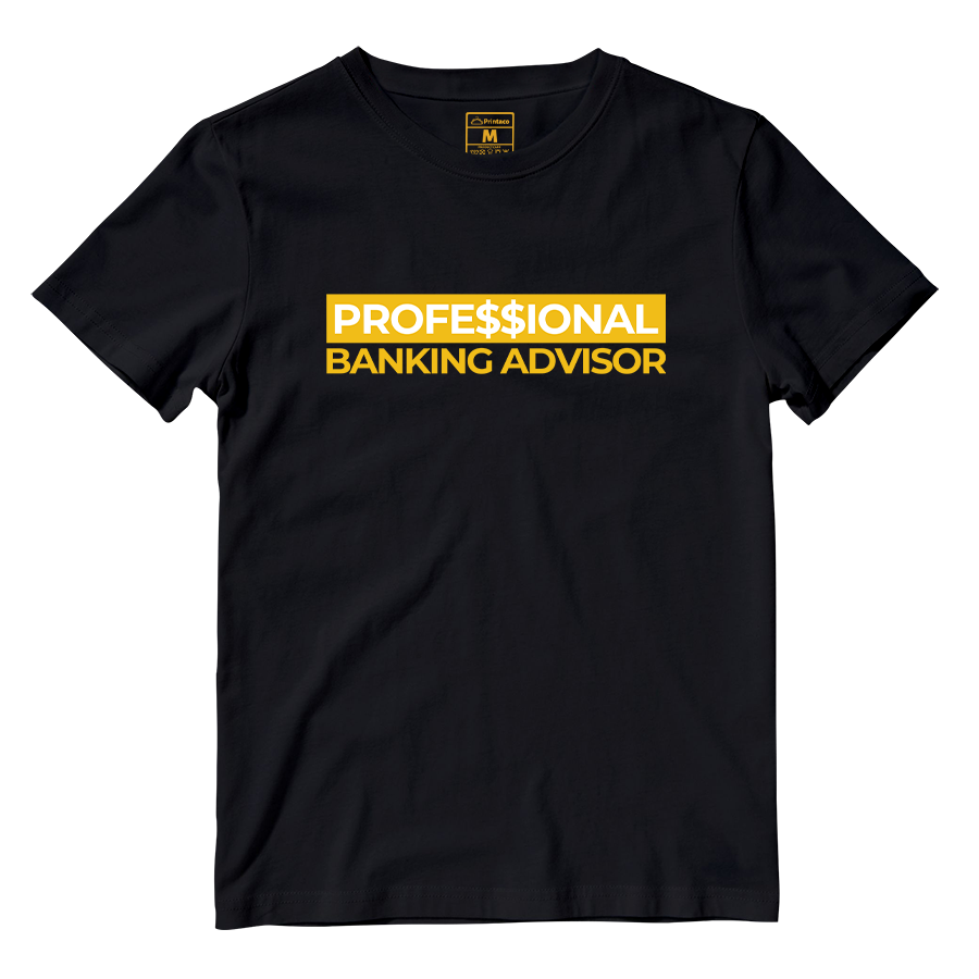 Cotton Shirt: Professional Banking Advisor Yellow