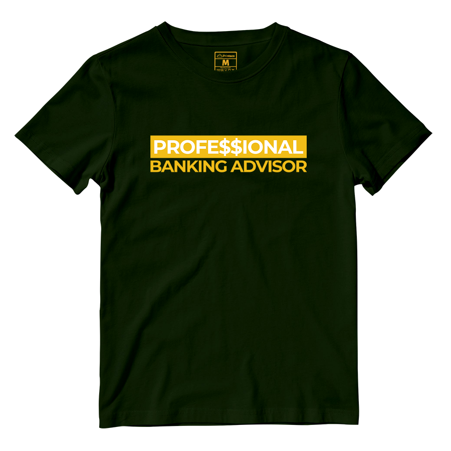 Cotton Shirt: Professional Banking Advisor Yellow