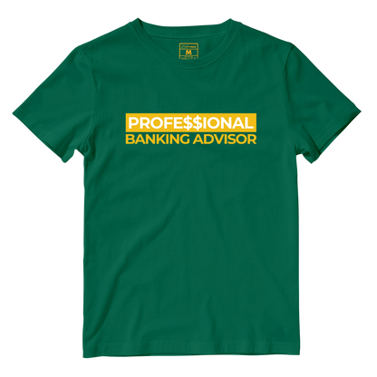 Cotton Shirt: Professional Banking Advisor Yellow