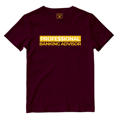 Cotton Shirt: Professional Banking Advisor Yellow