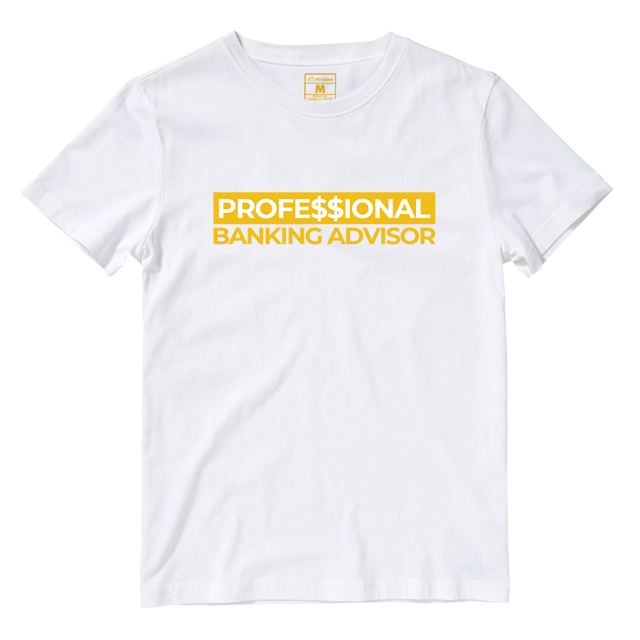 Cotton Shirt: Professional Banking Advisor Yellow