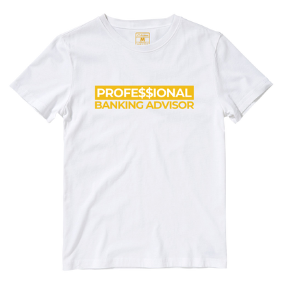 Cotton Shirt: Professional Banking Advisor Yellow