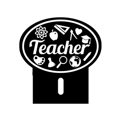Acrylic Car Emblem: Professional Teacher Ver. 2