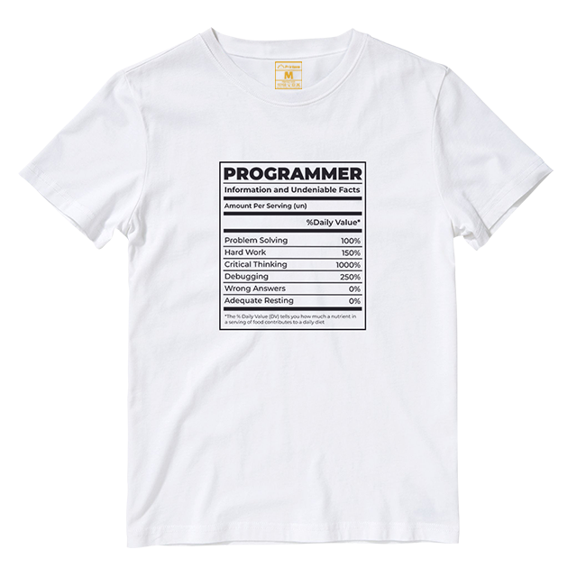 Cotton Shirt: Programmer Facts