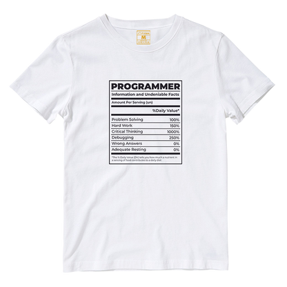 Cotton Shirt: Programmer Facts