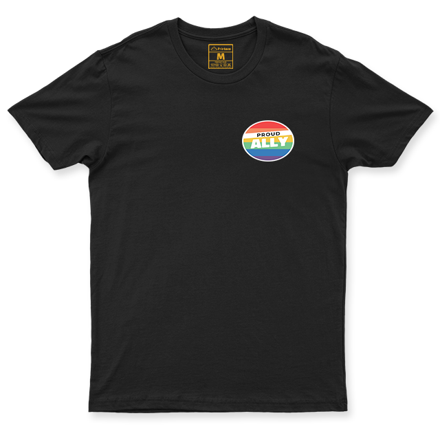 C.Spandex Shirt: Proud Ally Badge