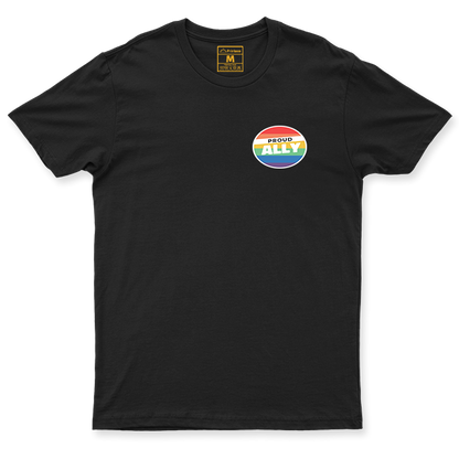 C.Spandex Shirt: Proud Ally Badge