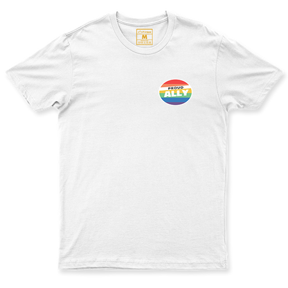 C.Spandex Shirt: Proud Ally Badge