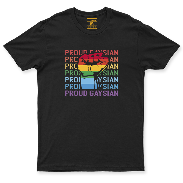 C.Spandex Shirt: Proud Gaysian Fist