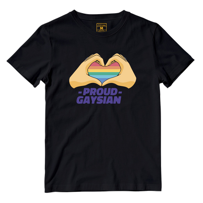 Cotton Shirt: Proud Gaysian Heart