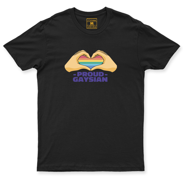 C.Spandex Shirt: Proud Gaysian Heart