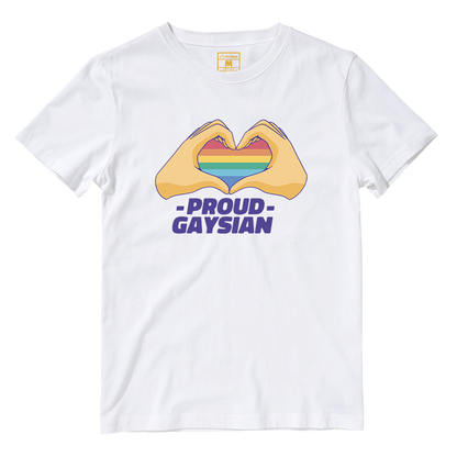 Cotton Shirt: Proud Gaysian Heart