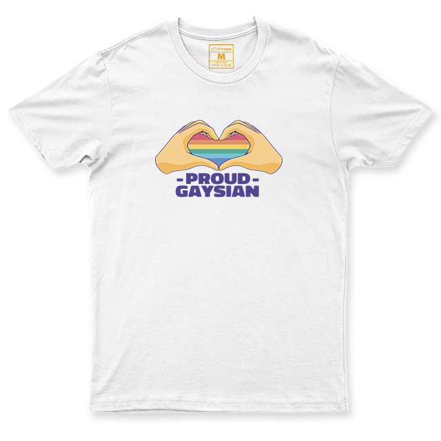 C.Spandex Shirt: Proud Gaysian Heart