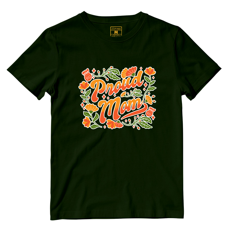 Cotton Shirt: Proud Mom