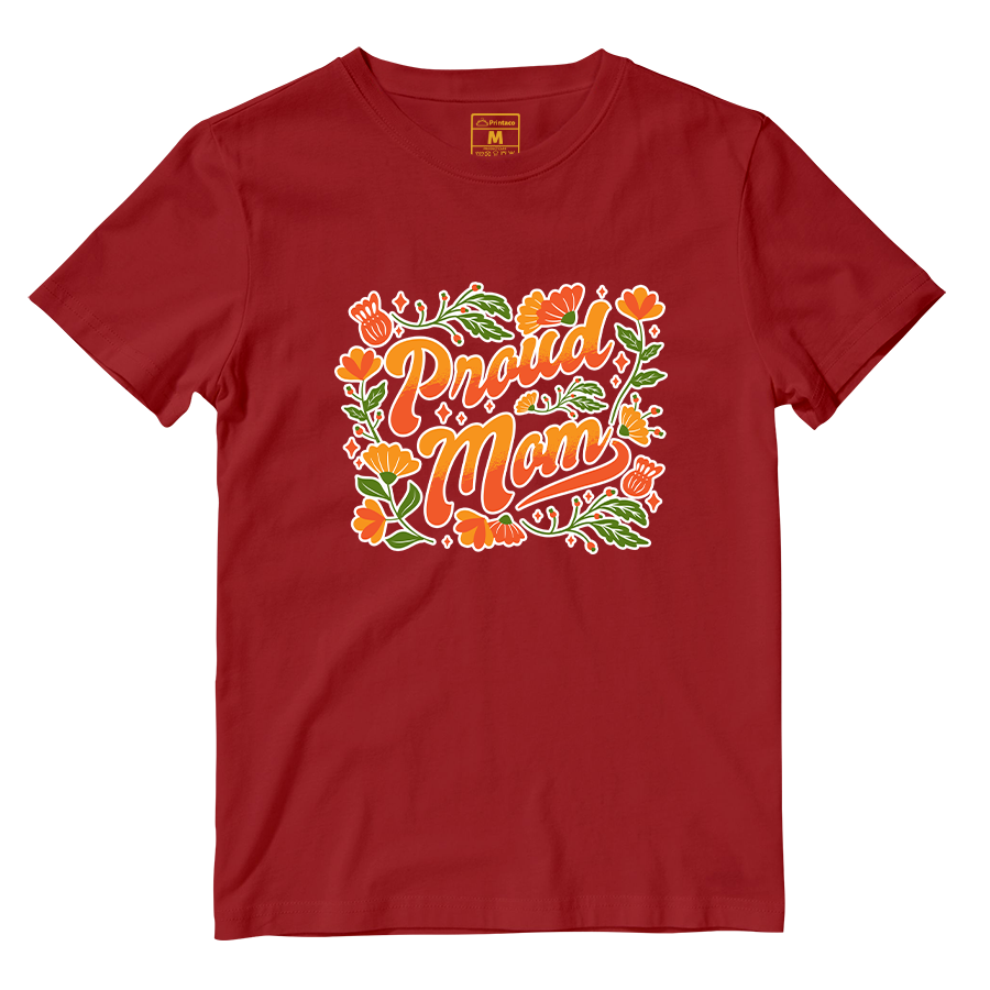 Cotton Shirt: Proud Mom