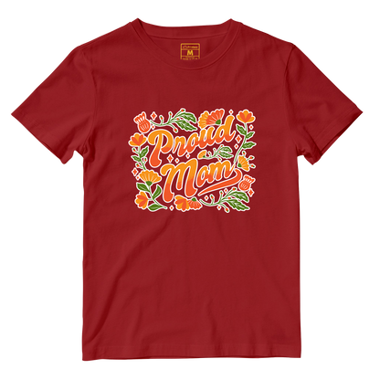 Cotton Shirt: Proud Mom