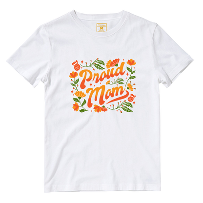 Cotton Shirt: Proud Mom